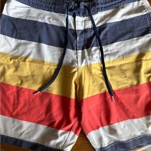 VISSLA Multicolor Striped Board Shorts